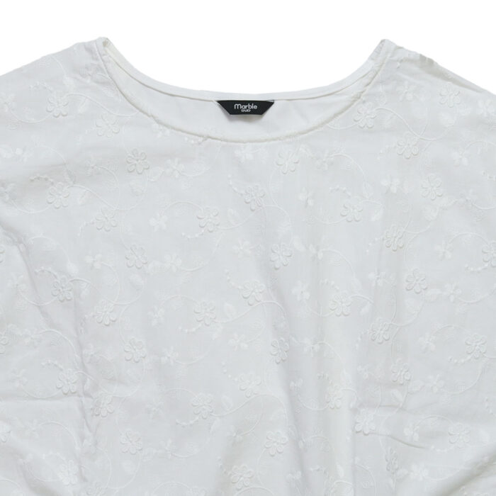 marble SUD トップス 05GM073138 3D Lace コンビ Tシャツ