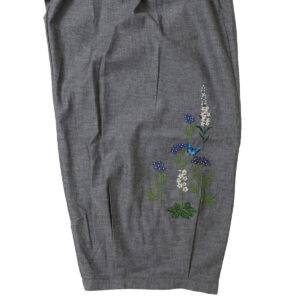 marble SUD ボトムス 07GM002060 EMB plants スソタックボリュームパンツ