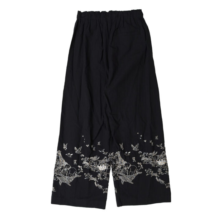 marble SUD ボトムス 07GM073003 EMB run Bigパンツ
