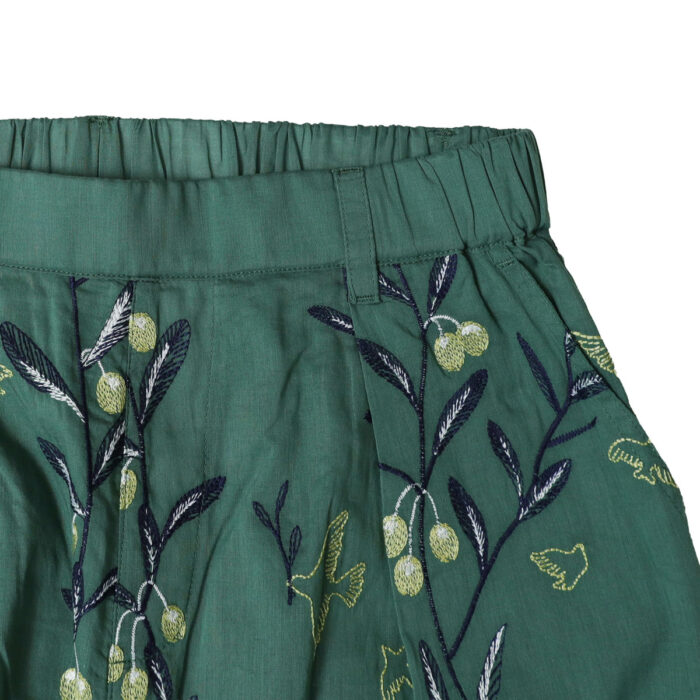 marble SUD ボトムス 07GM074022 EMB olive ワイドパンツ