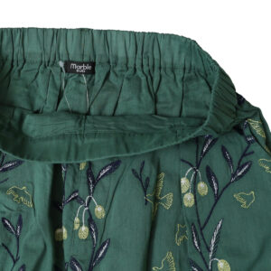 marble SUD ボトムス 07GM074022 EMB olive ワイドパンツ