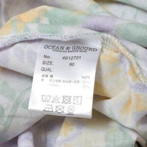 OCEAN&GROUND ワンピース 4612701 ミニ丈浴衣ワンピース