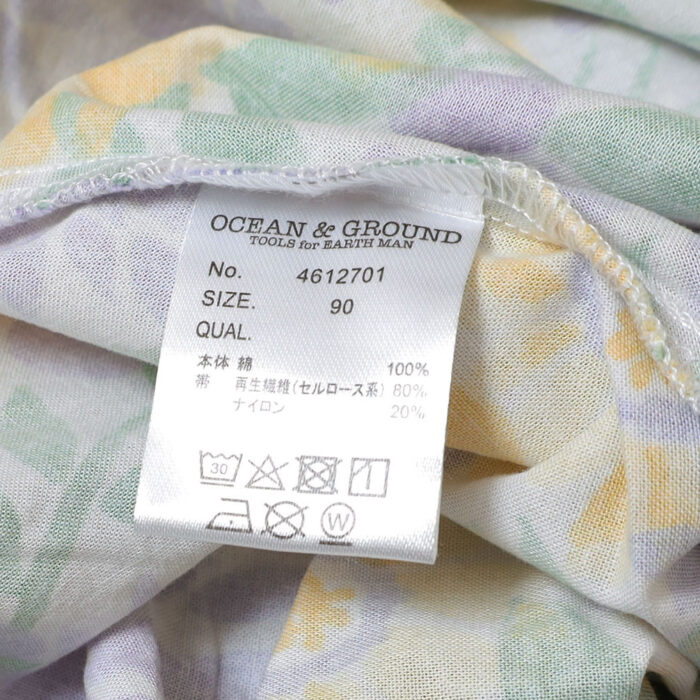 OCEAN＆GROUND ワンピース 4612701 ミニ丈浴衣ワンピース