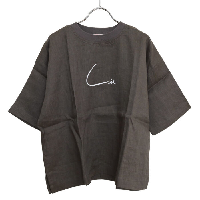 mao made トップス 621319 リネン FABRIC Lit 布帛 TEE