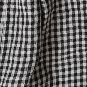 SOIL ボトムス INSL26315 INSL26315 60s LINEN GINGHAM CHECK EASY PANTS