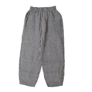 SOIL ボトムス INSL26315 INSL26315 60s LINEN GINGHAM CHECK EASY PANTS