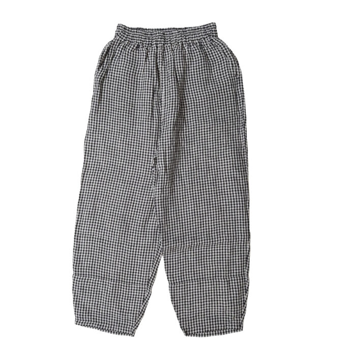 SOIL ボトムス INSL26315 INSL26315 60s LINEN GINGHAM CHECK EASY PANTS