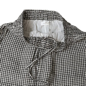 SOIL ボトムス INSL26315 INSL26315 60s LINEN GINGHAM CHECK EASY PANTS