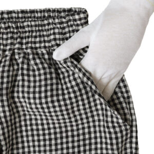 SOIL ボトムス INSL26315 INSL26315 60s LINEN GINGHAM CHECK EASY PANTS