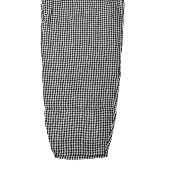 SOIL ボトムス INSL26315 INSL26315 60s LINEN GINGHAM CHECK EASY PANTS