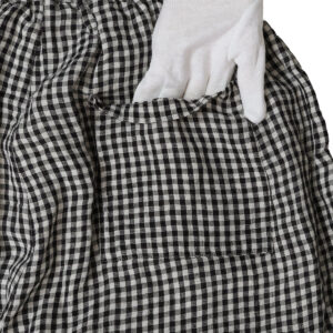 SOIL ボトムス INSL26315 INSL26315 60s LINEN GINGHAM CHECK EASY PANTS