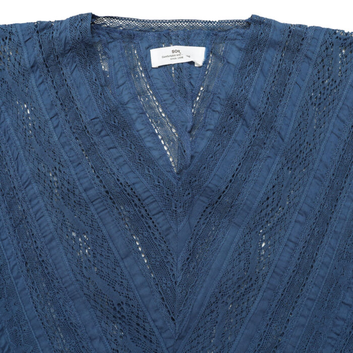SOIL トップス NSL25063 NSL25063 ALL LACE FRENCH/SL PONCHO