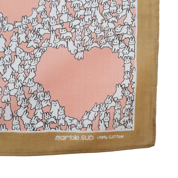 marble SUD グッズ 08DS051225 バンダナ Heart Rabbit