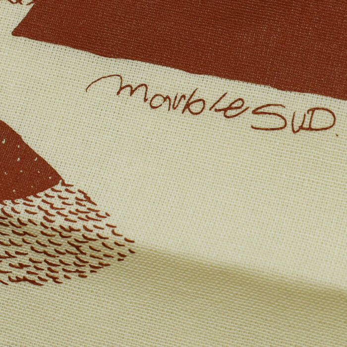 marble SUD グッズ 08GA003011 raicho mountain フラットトートバッグ