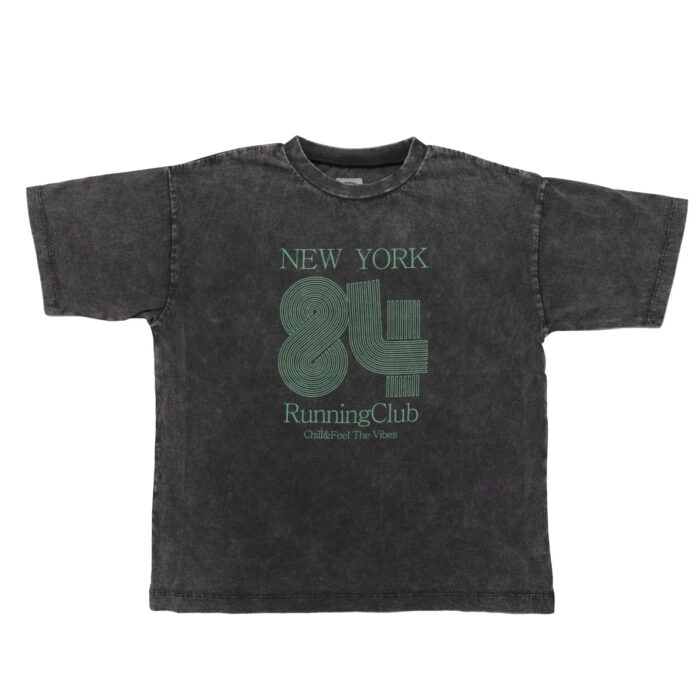 OCEAN＆GROUND トップス 4636156 Jr.ケミカルウォッシュロゴTシャツ