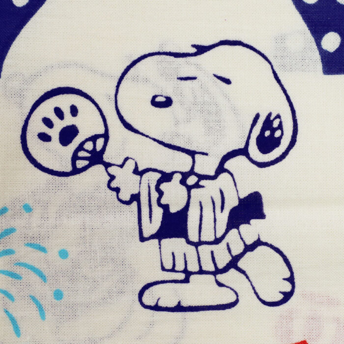 かまわぬ グッズ 6168244 PEANUTSコラボてぬぐい(盆踊り)