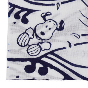 かまわぬ グッズ 6168251 PEANUTSコラボてぬぐい(大波でサーフィン)