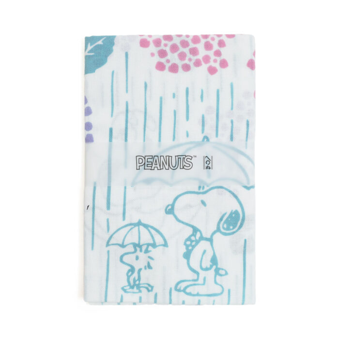 かまわぬ グッズ 66168268 PEANUTSコラボてぬぐい(雨宿り)