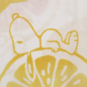かまわぬ グッズ 6168282 PEANUTSコラボてぬぐい(グレープフルーツ)