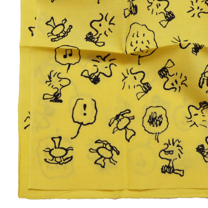 かまわぬ グッズ 6168305 PEANUTSコラボてぬぐい (ウッドストックがいっぱい)