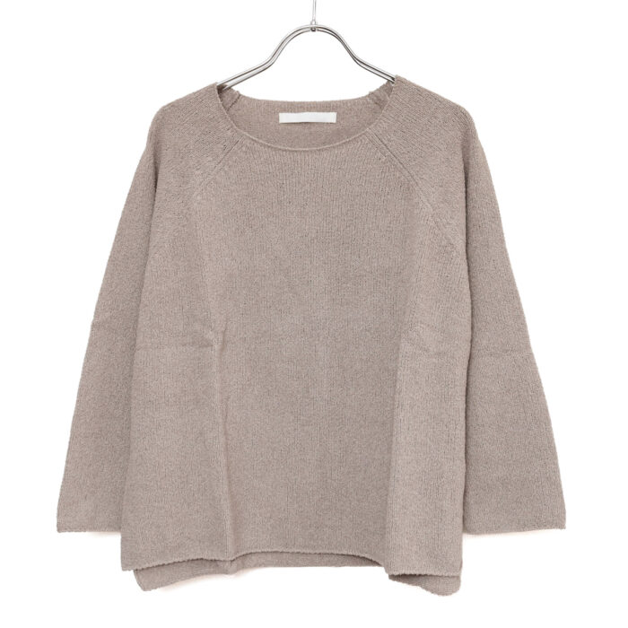 evam eva トップス E263K002 cotton silk raglan pullover