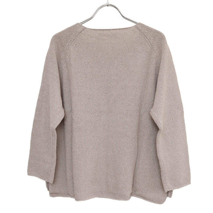evam eva トップス E263K002 cotton silk raglan pullover