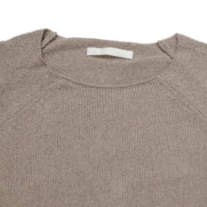 evam eva トップス E263K002 cotton silk raglan pullover