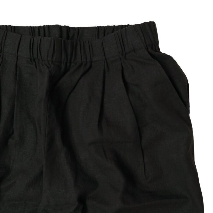 evam eva ボトムス E263T011 water linen hem tuck pants