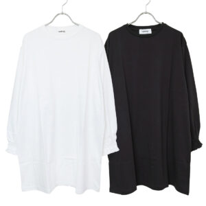 euphoric' トップス EU-CT6319 Shirred Ruffle Cutt Top