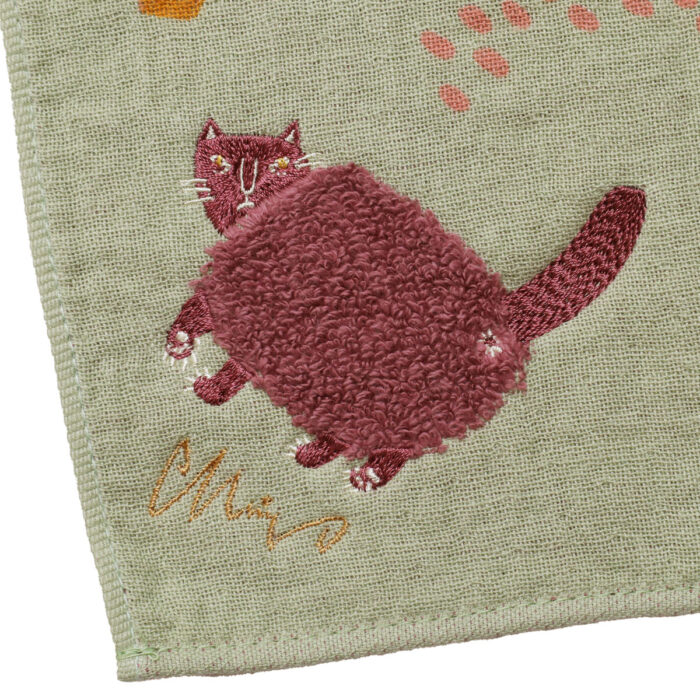 大人雑貨 グッズ MM001 morita MiW モコモコドウブツハンカチ