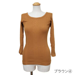 Hight Flutter トップス RMYN105 Uネック七分袖