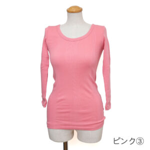 Hight Flutter トップス RMYN105 Uネック七分袖