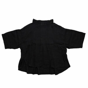 tumugu: トップス TB26233 リネンコットンフランス綾ハイネックチュニック