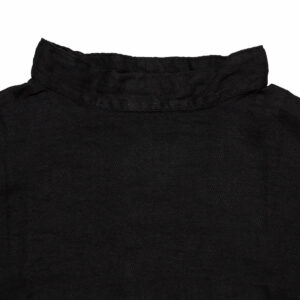 tumugu: トップス TB26233 リネンコットンフランス綾ハイネックチュニック