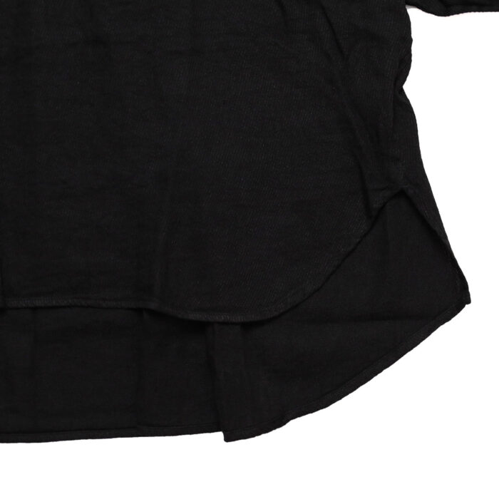 tumugu: トップス TB26233 リネンコットンフランス綾ハイネックチュニック
