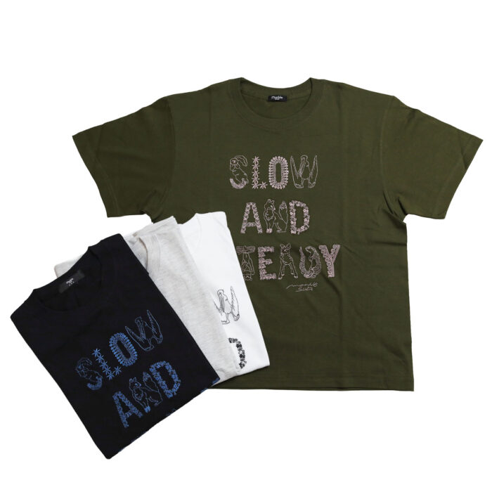 marble SUD トップス 01GF020190 EMB SLOW Tシャツ