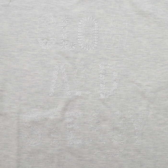 marble SUD トップス 01GF020190 EMB SLOW Tシャツ