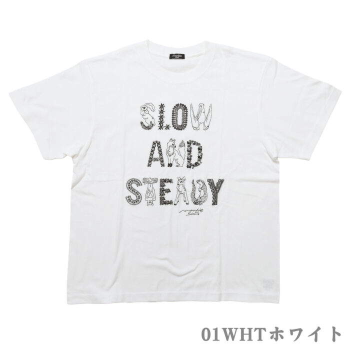 marble SUD トップス 01GF020190 EMB SLOW Tシャツ