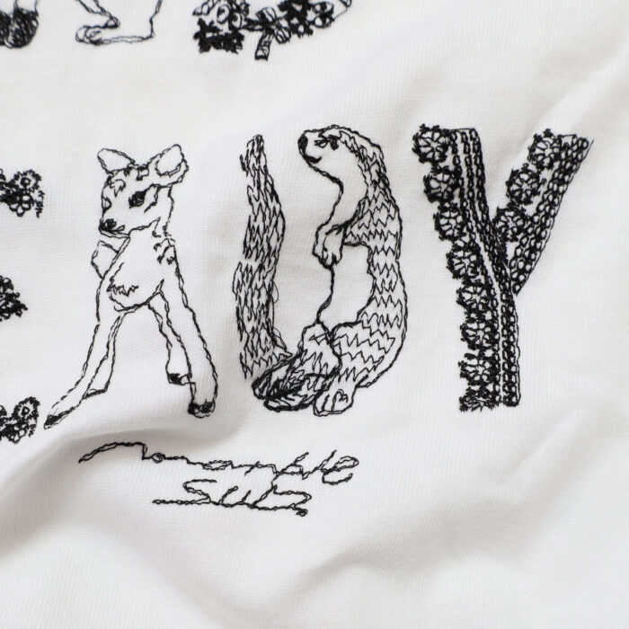 marble SUD トップス 01GF020190 EMB SLOW Tシャツ