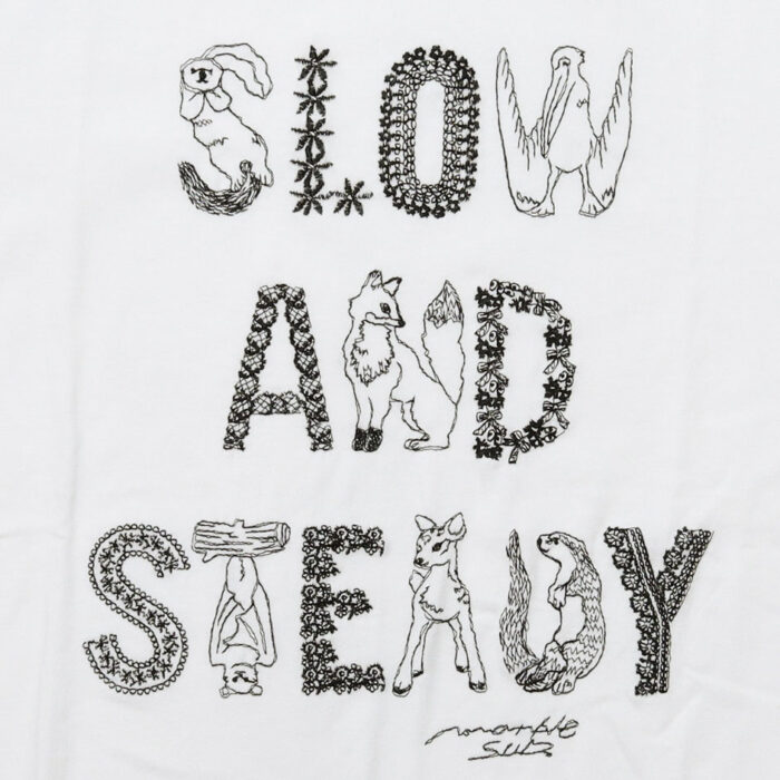 marble SUD トップス 01GF020190 EMB SLOW Tシャツ