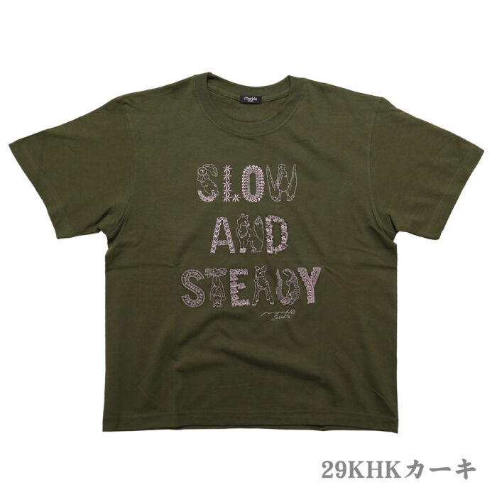 marble SUD トップス 01GF020190 EMB SLOW Tシャツ
