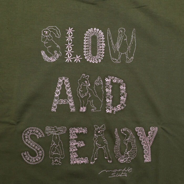 marble SUD トップス 01GF020190 EMB SLOW Tシャツ