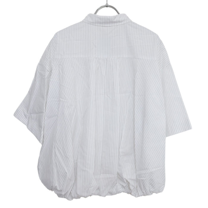 marble SUD トップス 05GF014139 コットンストライプ バルーンシャツ