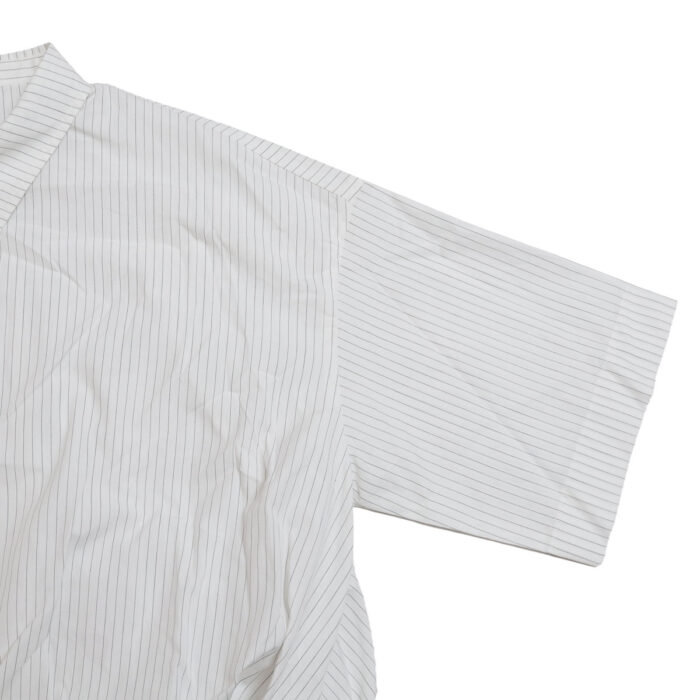 marble SUD トップス 05GF014139 コットンストライプ バルーンシャツ