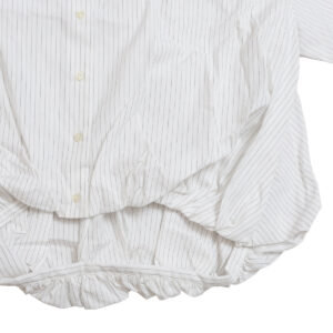 marble SUD トップス 05GF014139 コットンストライプ バルーンシャツ