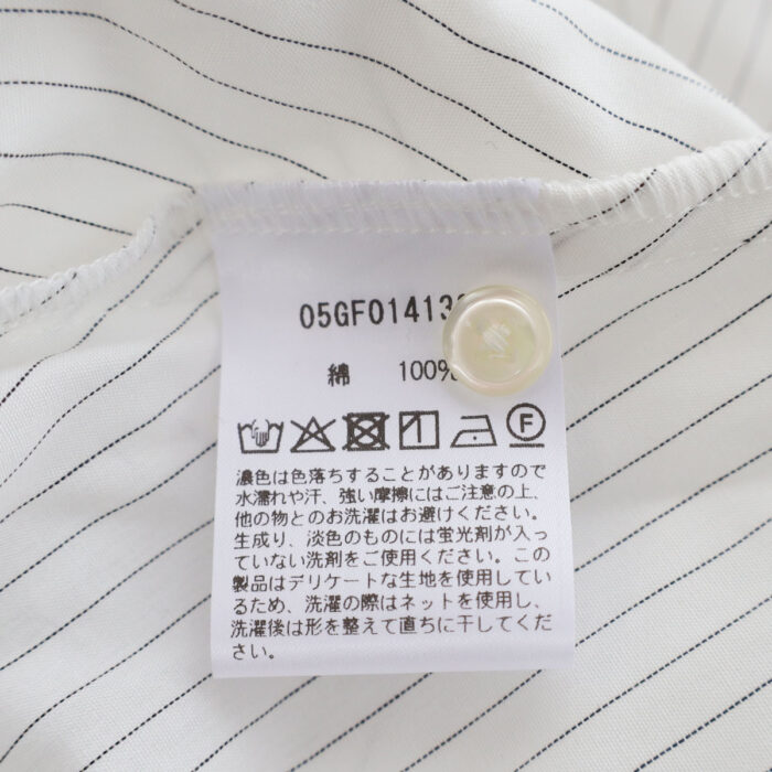 marble SUD トップス 05GF014139 コットンストライプ バルーンシャツ