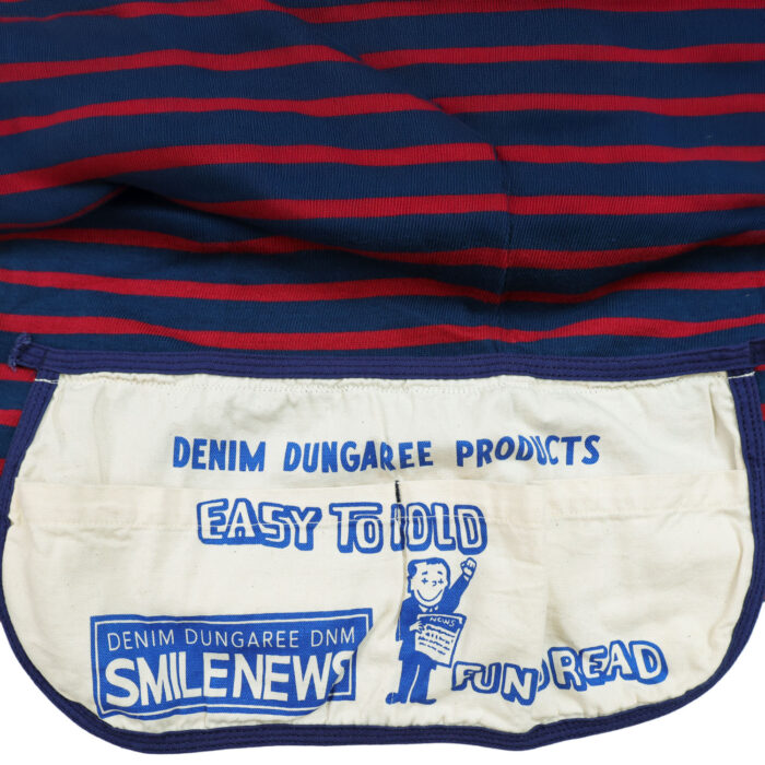 DENIM DUNGAREE トップス 22680429 ボーダーテンジク エプロンツキ 長袖 Tシャツ