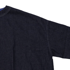 快晴堂 トップス 63S-22 Girl'sマルチシーズン7オンスデニム 長袖Wide-Tシャツ