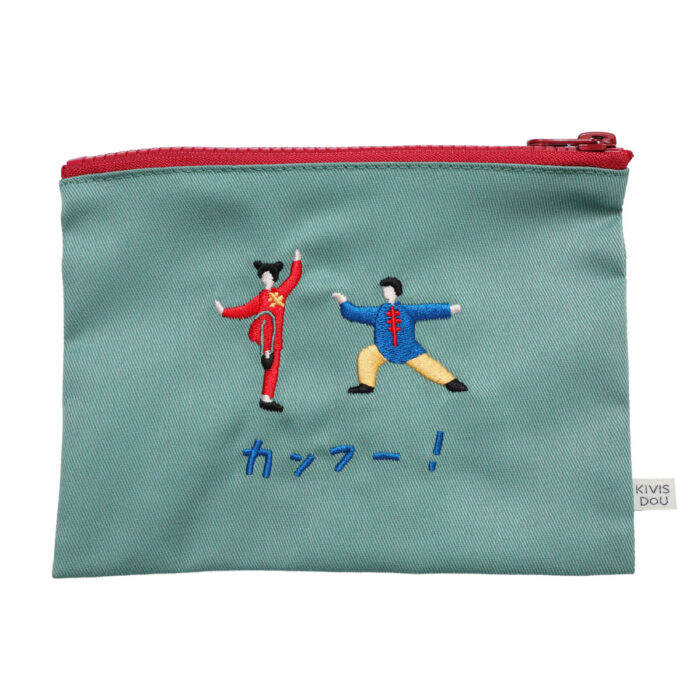 きびす堂 グッズ k81209 コミカル刺繍 ポーチ