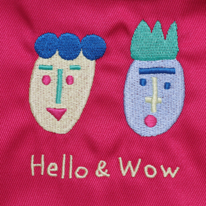 きびす堂 グッズ k81209 コミカル刺繍 ポーチ
